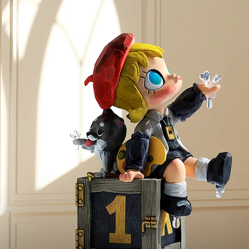thumbnail image 1 of POP MART MOLLY Anniversary Statues Classical Retro 2 Series Blind Box Mystery Box Guess Bag Toys Doll Cute Anime Figure Desktop, 1 of 5