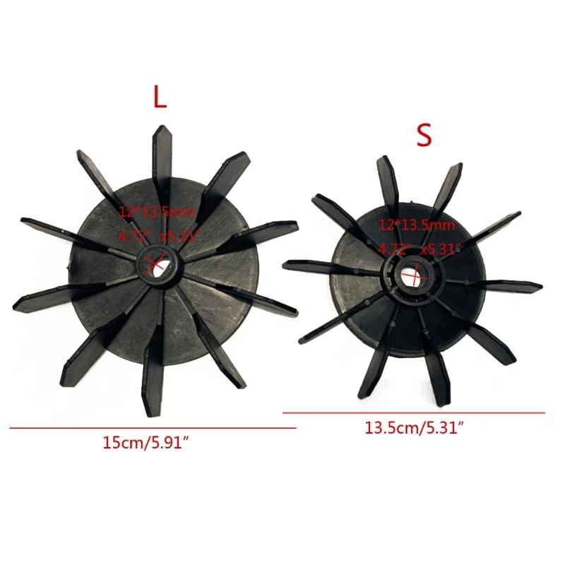 Motor Cooling Fan Blade Plastic Material Fan Blade Air Compressor Fan Blade Motor Fan Blade Air Compressor Accessories