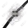 E-top DC12V 200ft Gemstone Christmas Light Outdoor Waterproof Led Point Lights 20CM Distance RGBW Led Lights for Amusement Rides 5