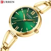 CURREN 9092 Quartz Watches Women Elegant Bracelet Stainless Steel Strap Rhinestone Fashion Ladies Simple Watch Gifts reloj mujer 1