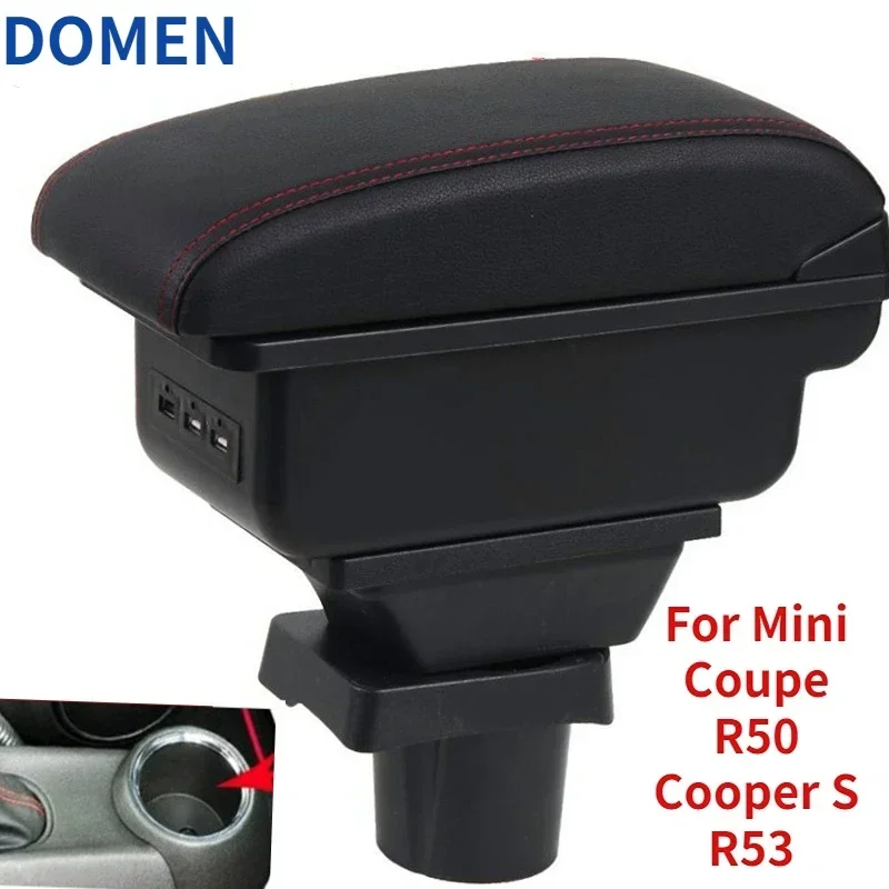 Per Mini Coupe R50 Cooper S R53 Scatola Bracciolo Per Mini Cooper R50 R52 R53 R56 R57 R58 Bracciolo Auto Scatola Di Immagazzinaggio Interna Retrofit