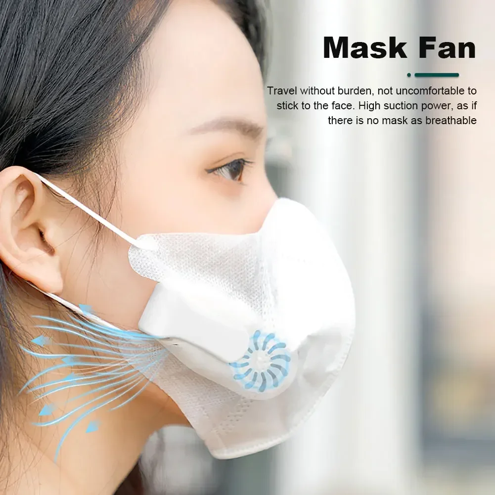 

Portable Fan for Face Personal Wearable Air Purifiers Mask Clip-On Sports Cooling Air Filter USB Rechargeable Exhaust Mini Fans