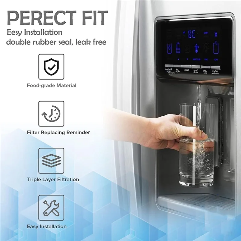 FPPWFU01 Water Filter Parts For EPPWFU01 Pure Advantage Pure Pour PWF-1 Water Filter 2Pcs