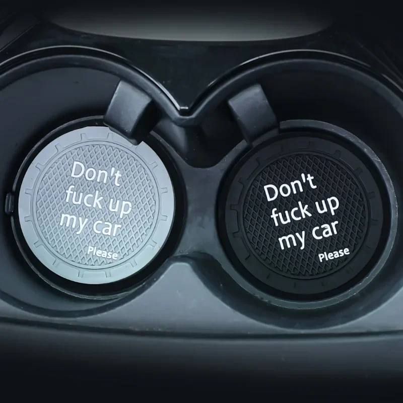 Car Non Slip Mat Non-slip Car Mats For Cup Holders Decoration Coasters Pads Interior Accessories Diamond Coasters