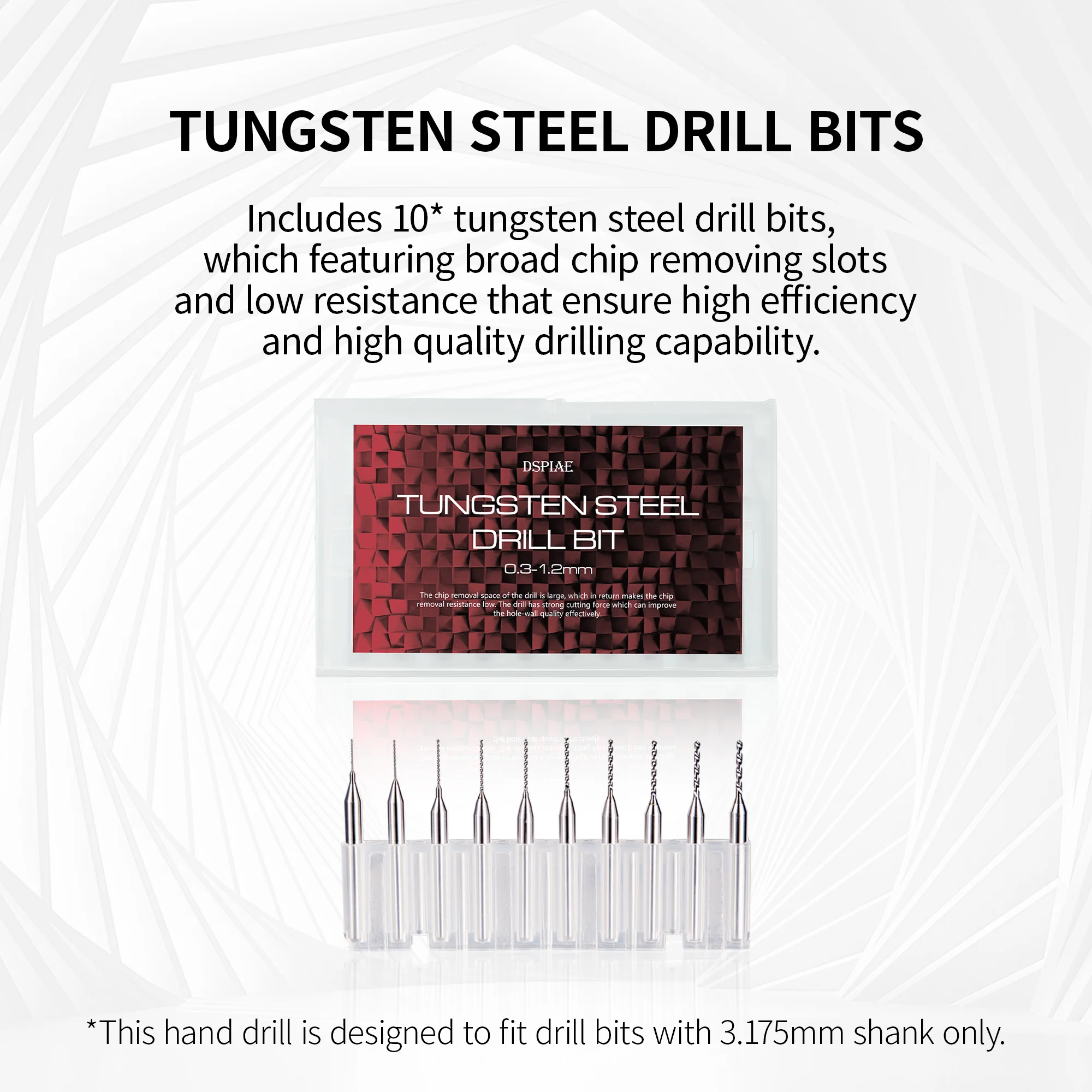 Precision Aluminum Alloy Hand Drill Set for Gundam Model