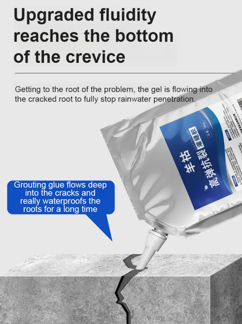 Roof Leak Repair Waterproof Adhesive Waterproof Material for Roof & Flat Roof-Crack Filling Sealant for Leak Stopping waterproof sealant