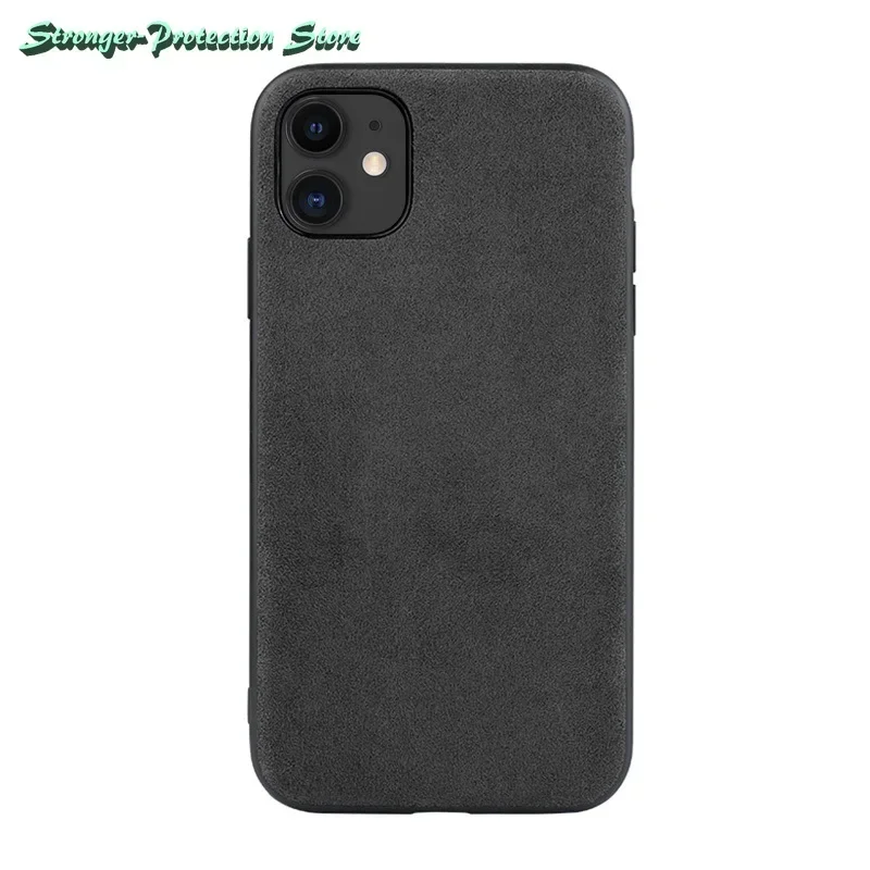 Italian Alcantara Luxury Business Phone Case - Premium Artificial Leather