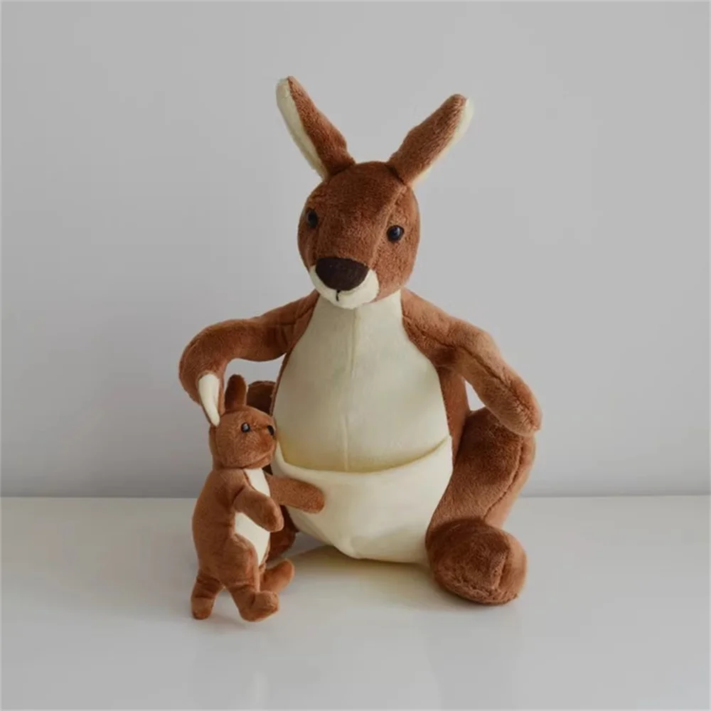 

High Quality Dolls Mother Kangaroo Family Plush Toys to Improve Children's Emotional Intelligence Gifts