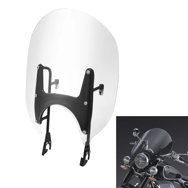 Windshield Clear Windscreen w/Mount Bracket Fit For BMW R18 Classic ...