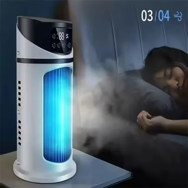 휴대용 스마트 3 속도 제어 미니 에어컨 선풍기, 사무실용 수냉식 에어컨, 공장 가격 도매