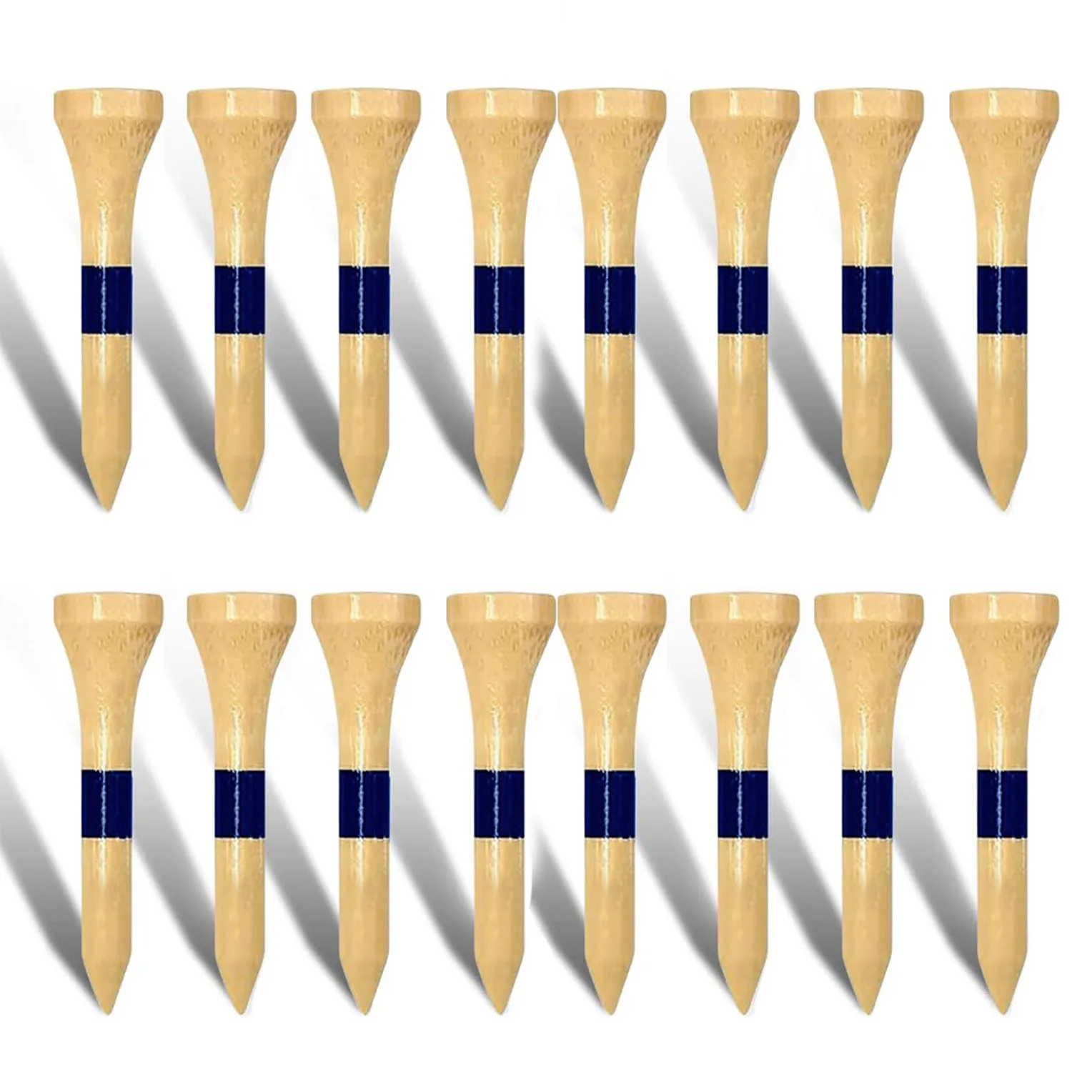 250/500 Pack Golf Tees Bulk Wooden Golf Tees 38mm Wood for Men Balls Accessories