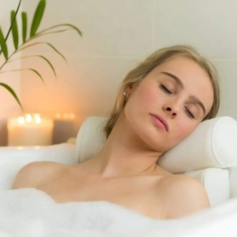 Bath Pillow Square Non-slip