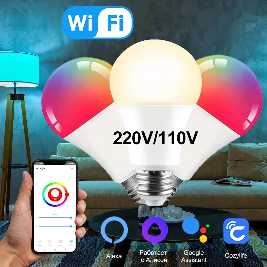 Led Bulb Bombilla Para Alexa Bombilla Led Bombillas Para Google