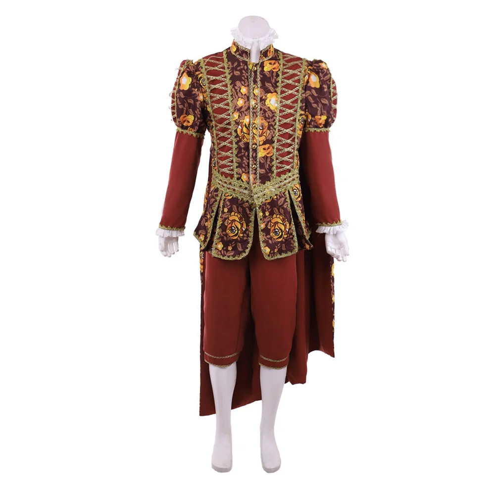 

Medieval Victorian Regency Tailcoat Suits 18th Century Tudor Rococo Men's Uniform Royal Court King Costume Halloween Carnival