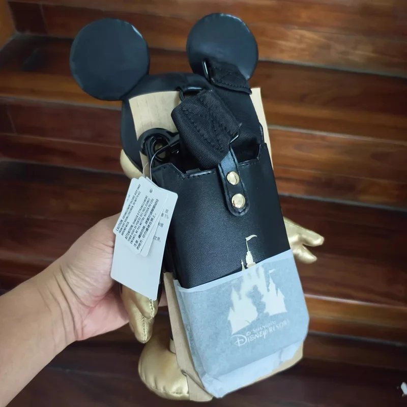 Disney Mickey Doll Phone Storage Bag Shanghai Disneyland Golden Years Mickey Mouse Cute Shoulder Bag Mobile Phone Bag 3