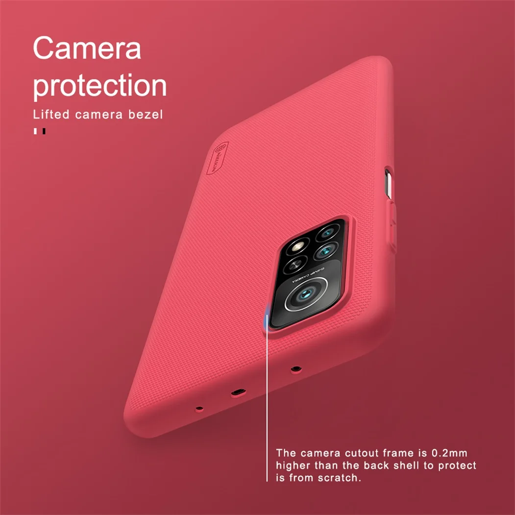 For Xiaomi Mi 10T 5G Mi10T Pro 5G Case Cover Nillkin Frosted Shield Hard PC Phone Protector Back Cover For Xiaomi Mi 10T Lite 5G 5