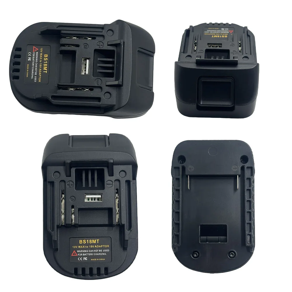 BS18MT Akku-Adapter mit USB-Ladebuchse für Bosch 18V Akku, Konvertierung in Makita 18V BL1830 (nur Adapter) – Detail 3