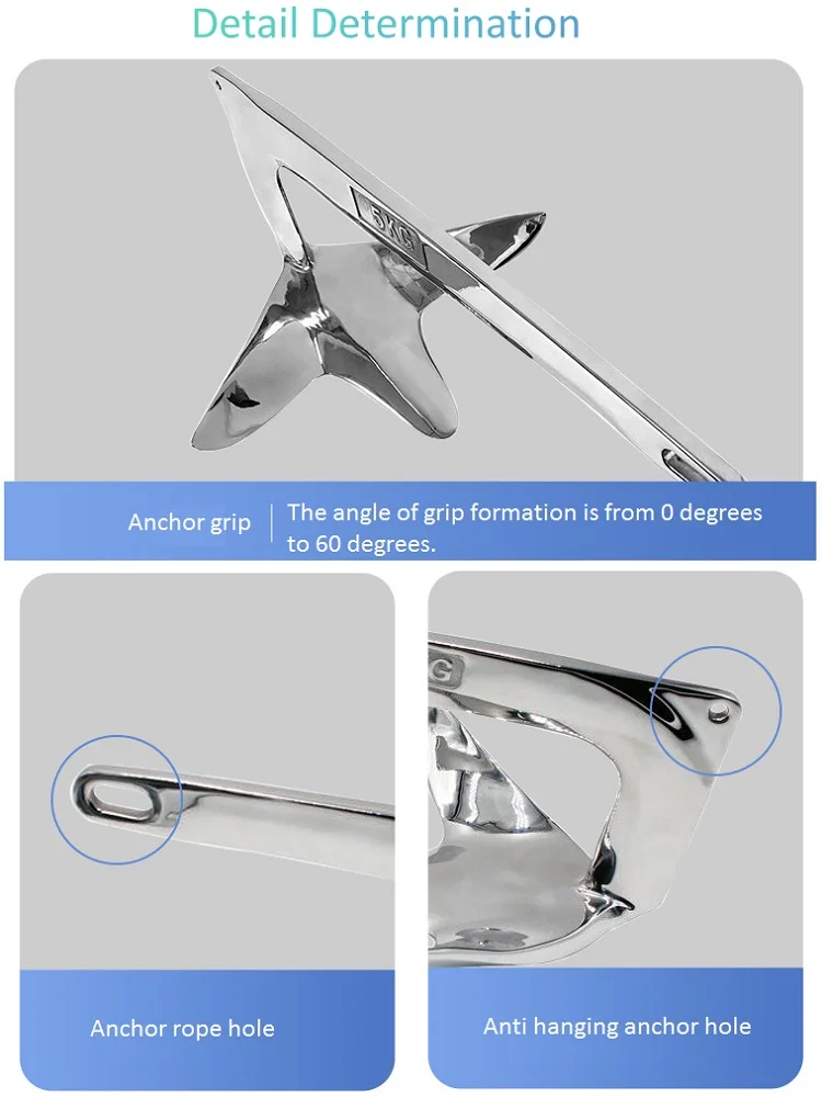 Ancora In Acciaio Zincato Tipo Bruce - Ship Leader - Accessori - Foto 3