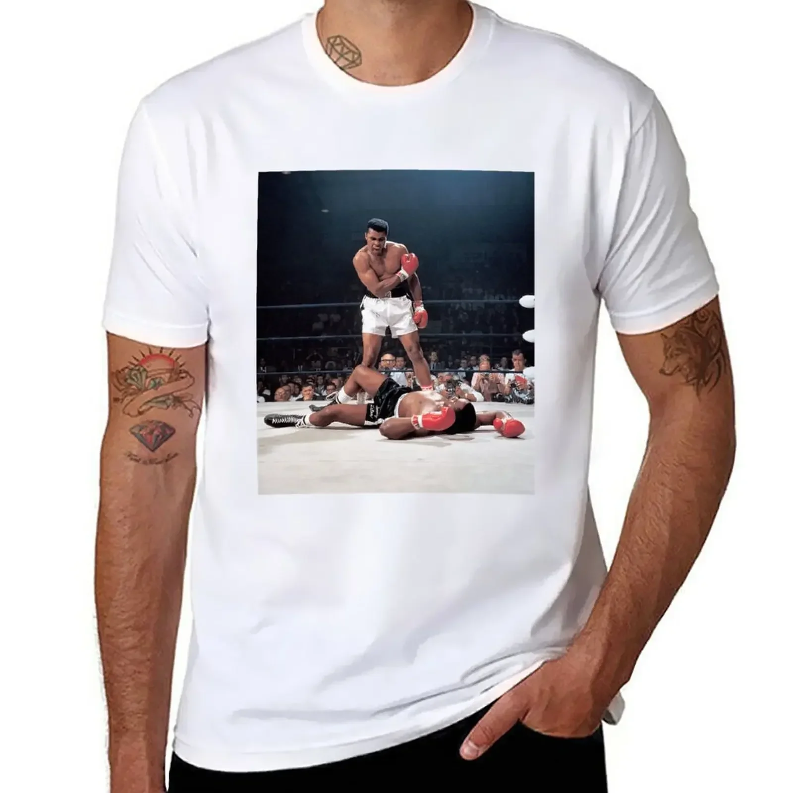 

Ali T-Shirt oversizeds kawaii clothes summer top Men's clothing