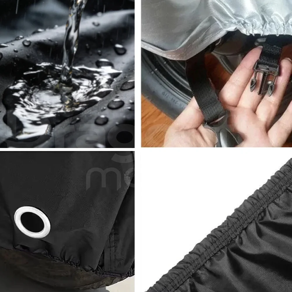 Premium Motorcycle Outdoor Cover - UV Protectant, Waterproof, Dustproof