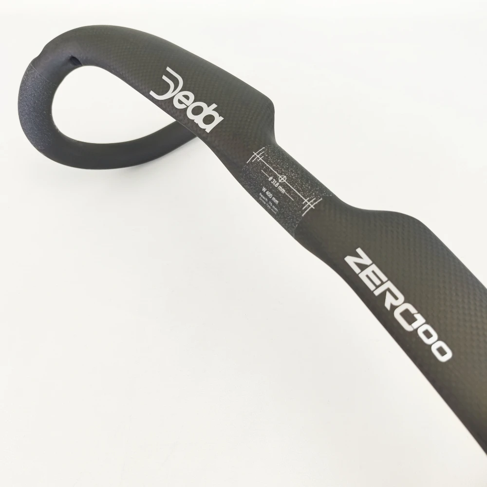 Carbon Fiber Aerodynamic Bicycle Handlebars - Lightweight & Reinforced Design with Internal Routing