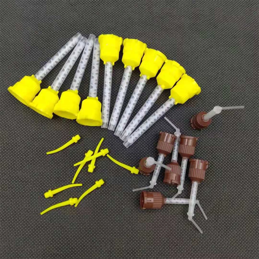 Dental Materials Dentistry Silicone Rubber Conveying Mixing Head