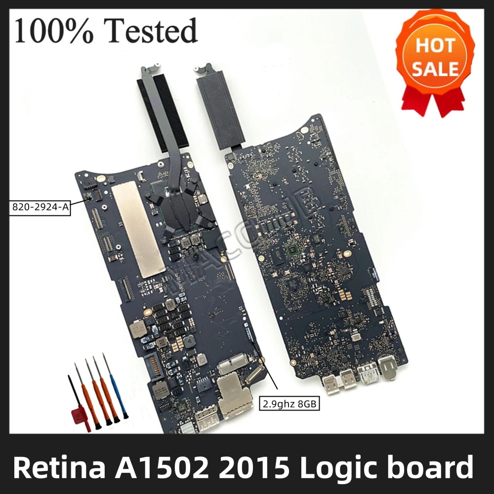 820-4924-A Scheda Madre Per Macbook Pro 13 "Retina A1502 Inizio 2015 2.7 2.9 Ghz 8Gb Scheda Madre Scheda Logica