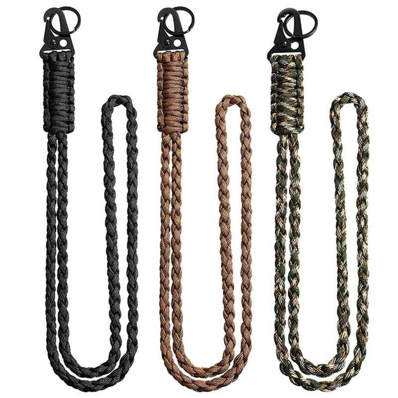 OutdoorParacordRopeKeychainEDCSurvivalKitCordCameraTelescope