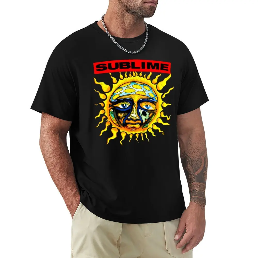 

Round Neck Sublime Band New Sun Concert Album 19 T-shirt Movement Top Tee Cute Funny Novelty Home USA Size