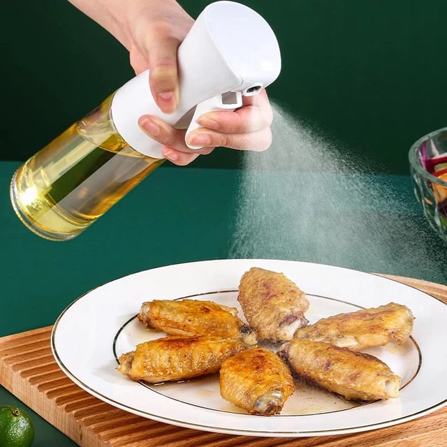 Pulverizador De Aceite De Oliva Para Cocinar Freidora De Aire Botella De  Espray