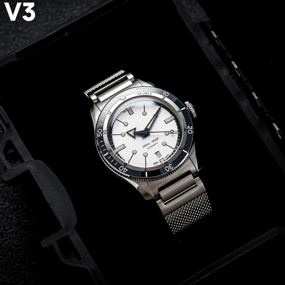 2024 NEW IPOSE IX&DAO GMT Men Automatic Mechanical Watch PT5000 40mm Luxury Sport Casual  5303 AR Coating C3 Diving Reloj Hombre