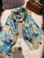 Blue white floral