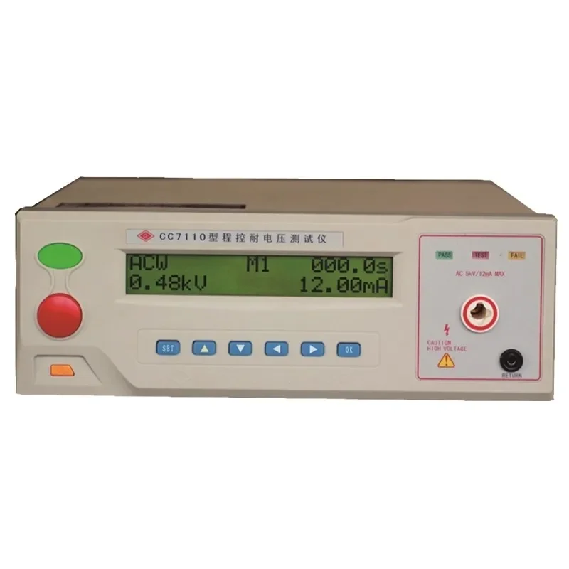 

Программируемый тестер выдерживаемого напряжения Cc7110/Cc7120/Cc7130/Cc7112/Cc7132