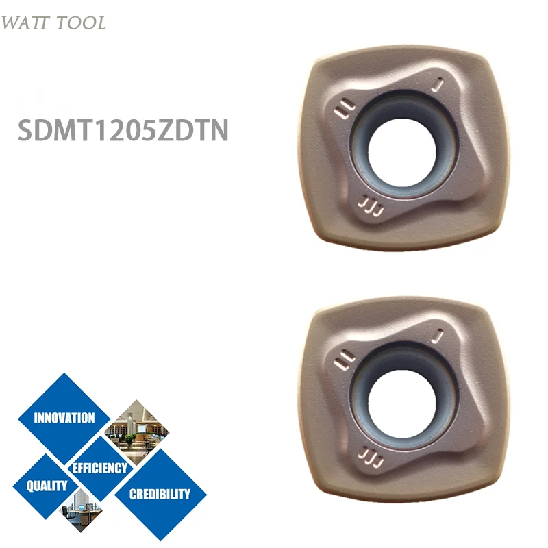 

10 шт SDMT1205ZDTN цементированные карбидные и фрезерные вставки