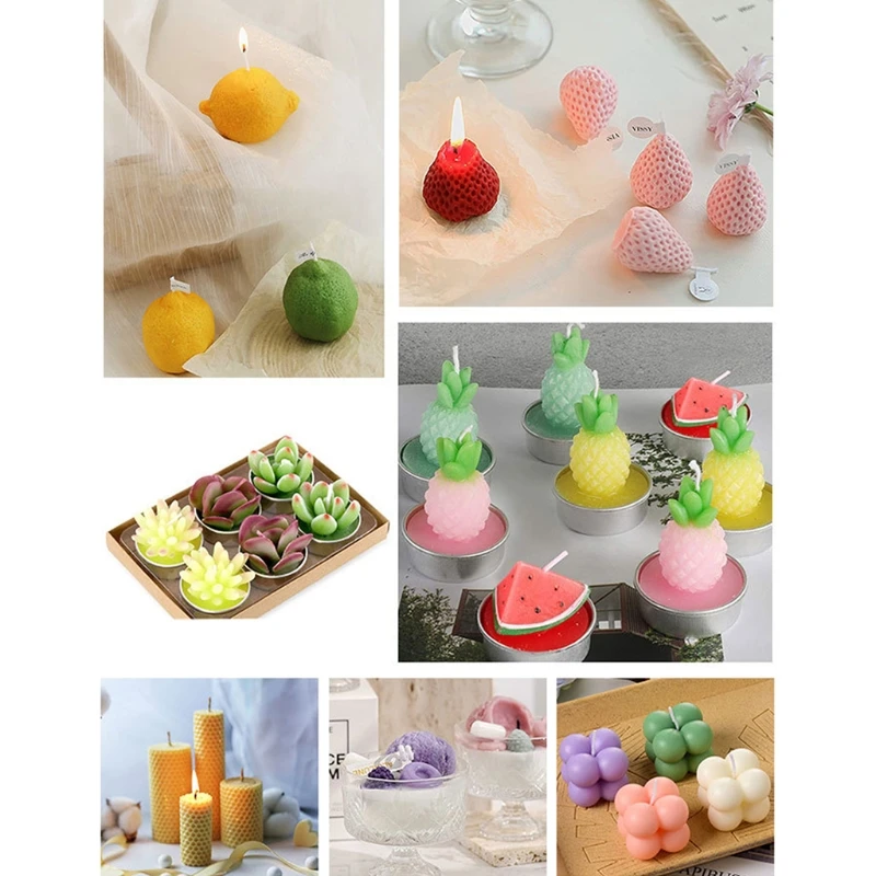 18Color Concentrated Liquid Candle Dye Aromatherapy Candle Color Essence Soy Wax Dye DIY Making Supplies Safe and Natural