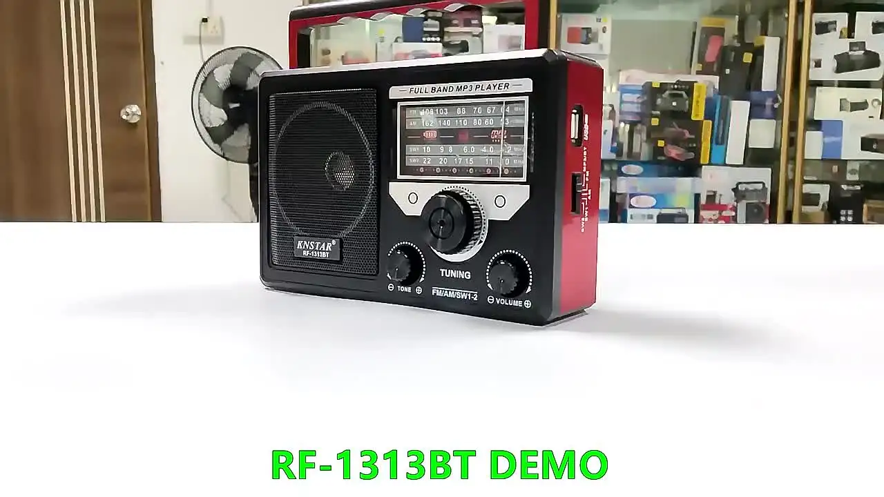 Draagbare retro radio am fm sw bluetooth-luidspreker tf-kaartsleuf