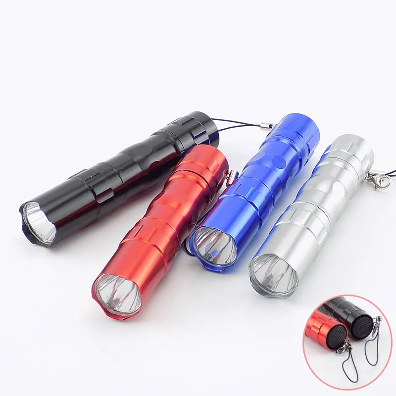 Hiking Mini Flashlight Waterproof High Power Powerful LED Flash Torch ...