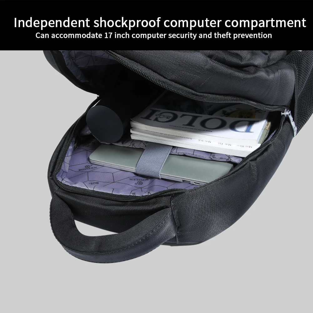 1Pcs Men's Multifunctional Business Backpack, Extra Large Capacity Multi-Compartment Laptop Bag, Large Backpack