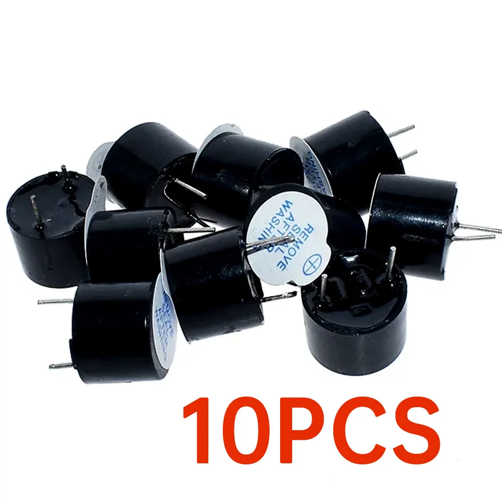 Big Voice 5V Active Buzzer Magnetic Long Continuo Beep Tone Alarm Ringer 12Mm Cicalini Piezoelettrici Attivi Adatti Per Stampanti Di Computer