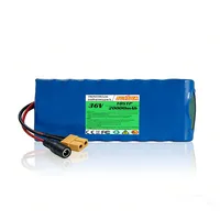 Batterie Li-Ion 36V 20Ah 18650 avec protection BMS pour trottinette électrique, avec port XT60/DC, chargeur de trottinette électrique 42V 2A gratuit 4