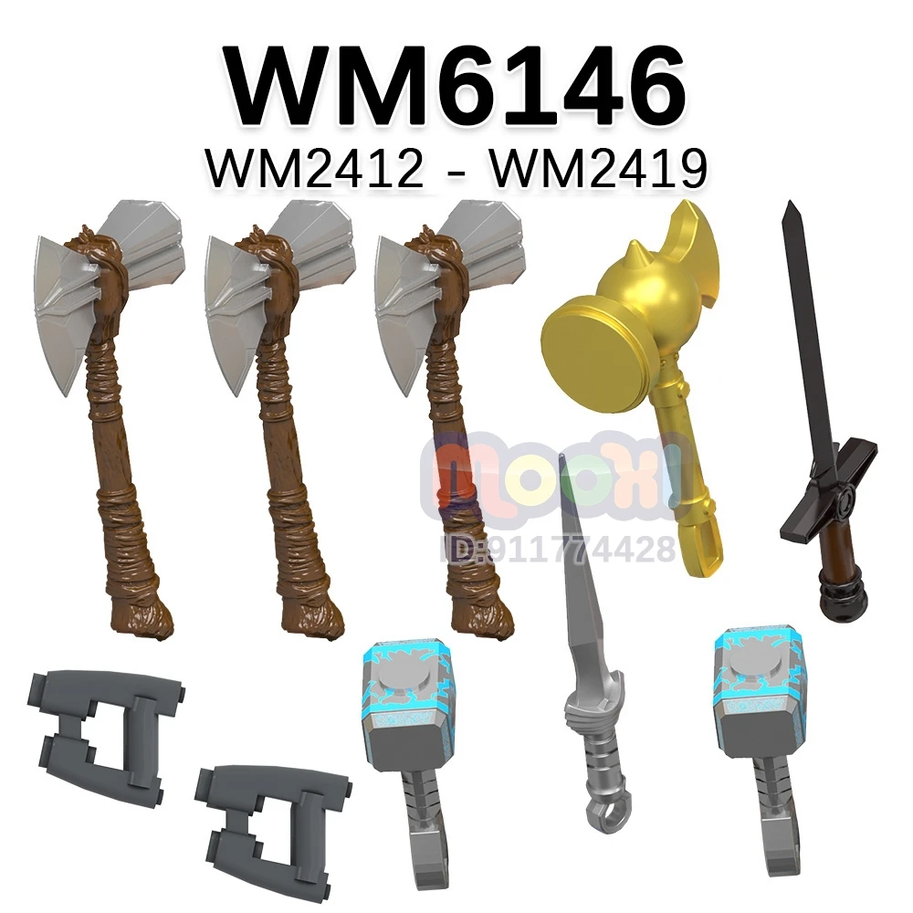 WM 블록 WM6151 액션 피규어와 호환 가능 벽돌 빌딩 블록 부품 어린이를위한 어린이 장난감 WM6146 WM6132 WM6120 WM6119