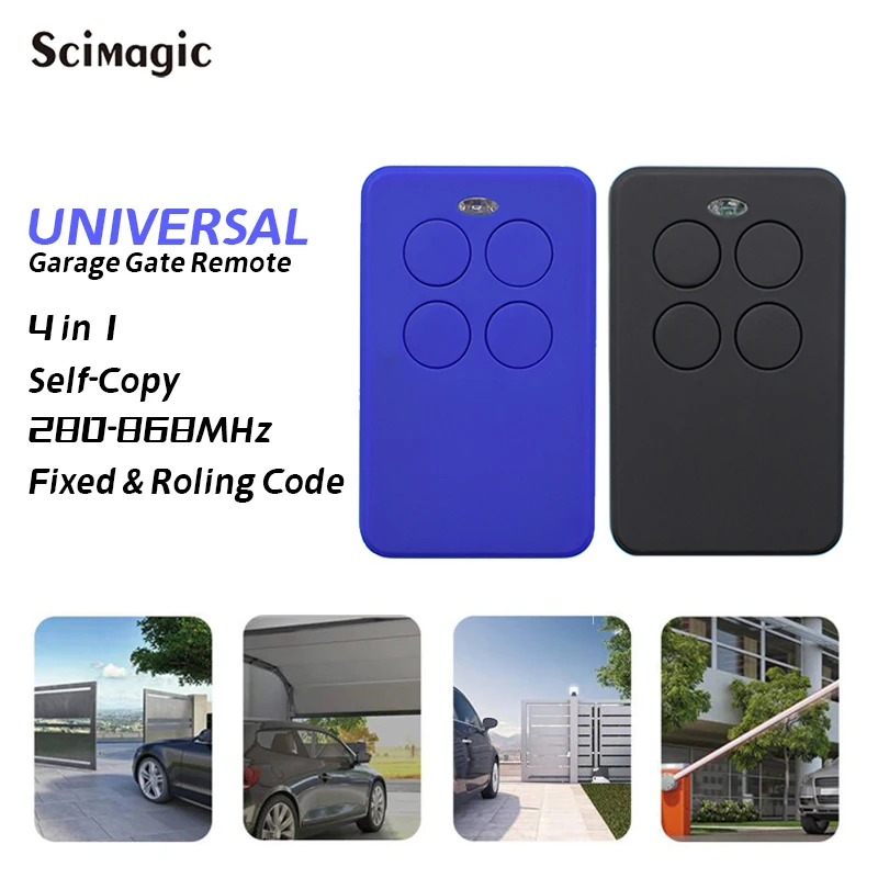 280-900MHz Multi-frequency Gate Duplicator Garage Door Remote Control 433MHz 868MHz Rolling Code Door Command Opener Transmitter garage opener remote