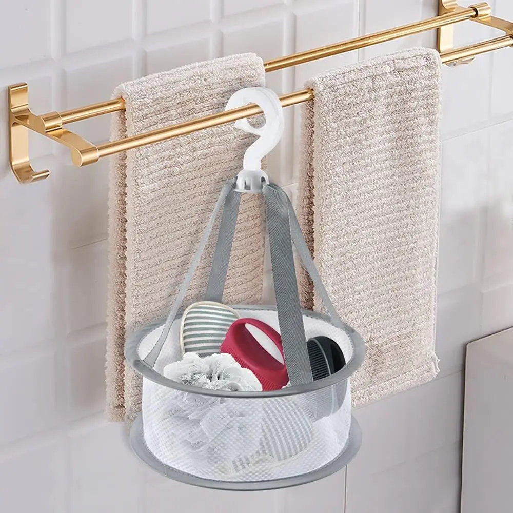 Mesh Drying Basket 360 Degree Rotatable Drying Bag Hanging Dryer for Underwear Socks Makeup Brush Mini Net Pocket Storage Basket 4