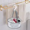 Mesh Drying Basket 360 Degree Rotatable Drying Bag Hanging Dryer for Underwear Socks Makeup Brush Mini Net Pocket Storage Basket 4