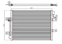

CFI816016 for air conditioning radiator (condenser) ALBEA 1,3 MULTIJET 02-