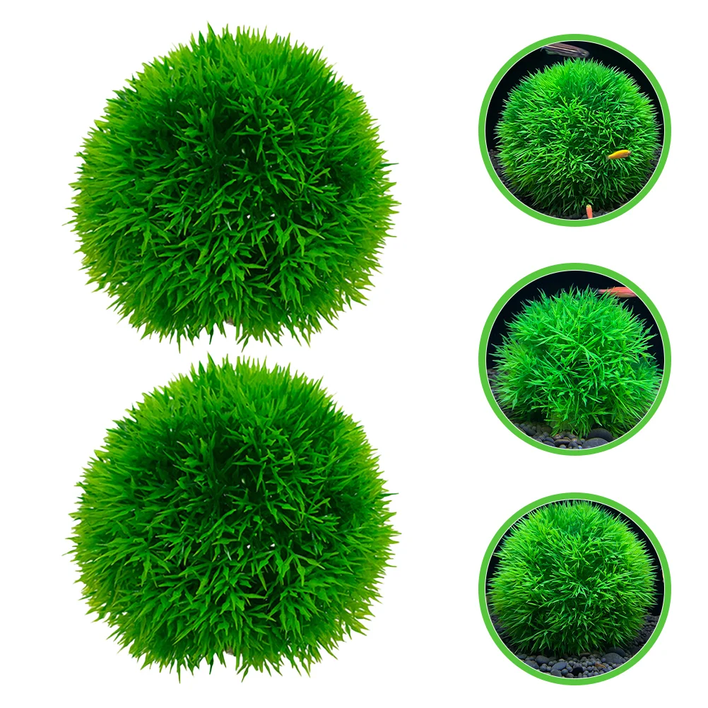 

8Pcs Simulated Water Plants Ornaments Decorative Aquatic Plants Decorations Fish Tank Decors