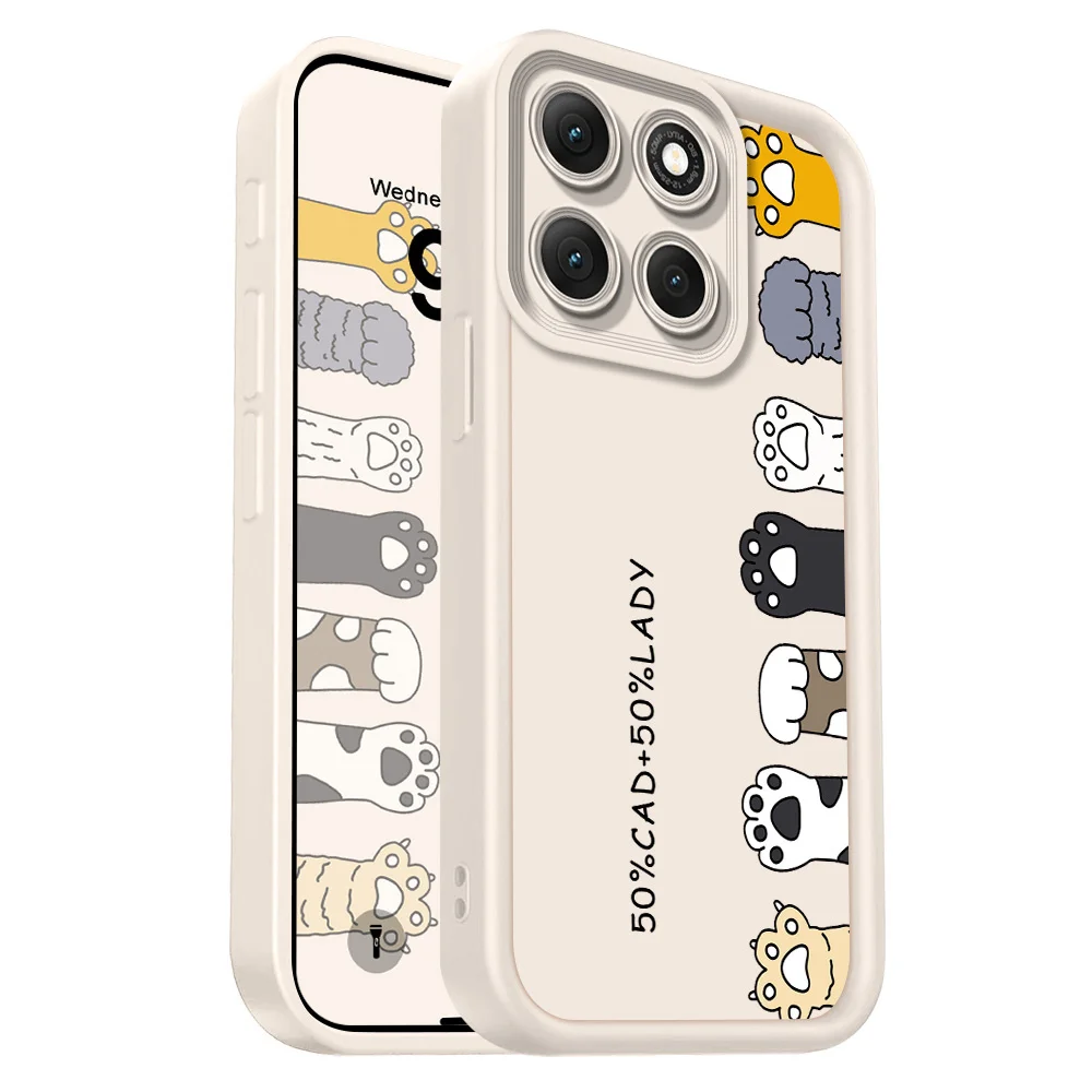 Adorable Cat Paws Staircase Design Soft Phone Case