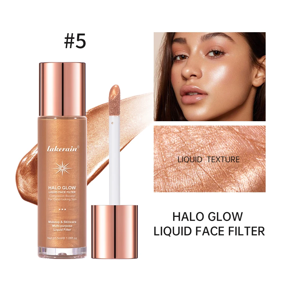 Radiant Glow Liquid Highlighter & Face Contour Shimmer Booster