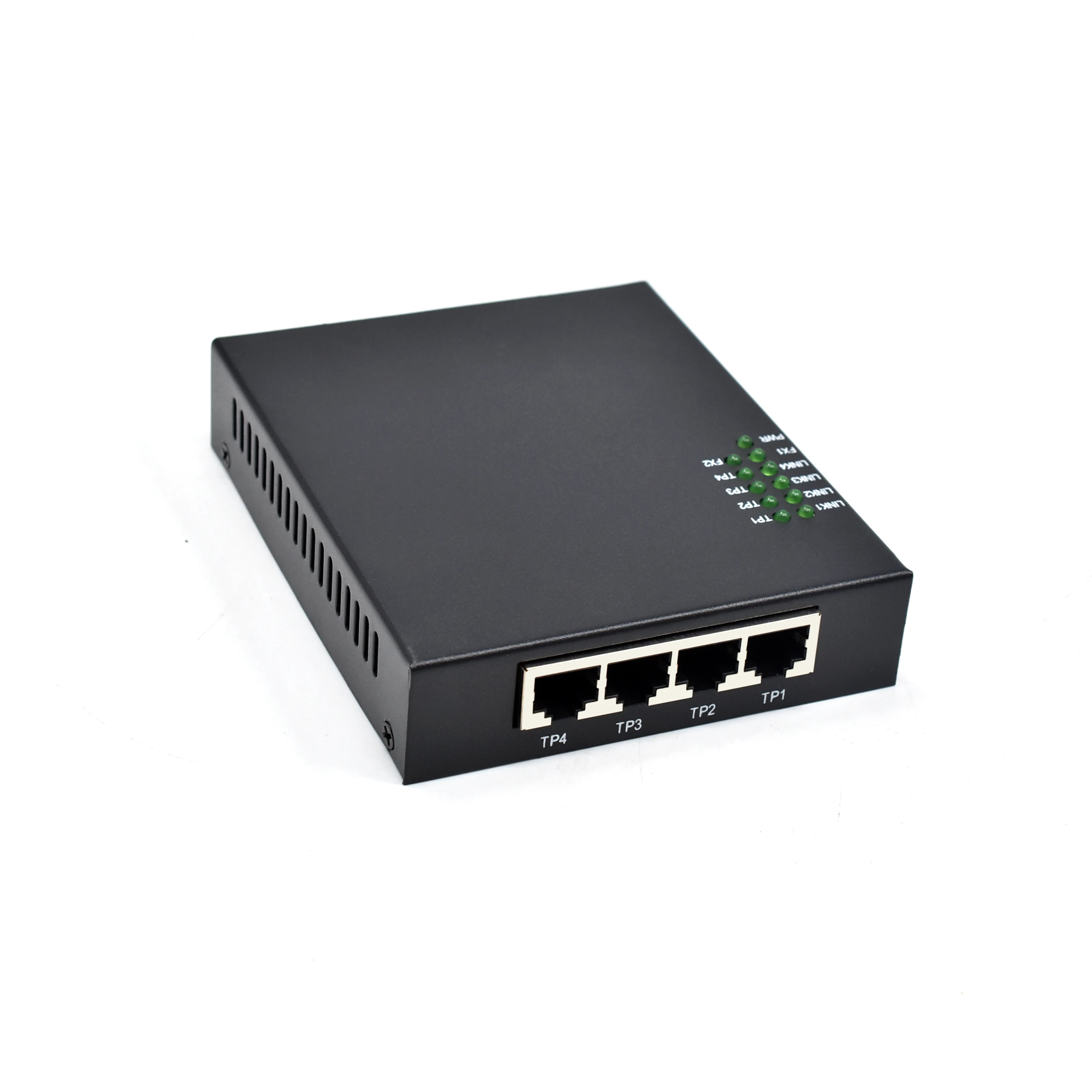 10/100mbps IEEE802.3af/at poe switches with fiber port 2 fiber 4 port poe rj45 up to 25.4w power rate poe switch