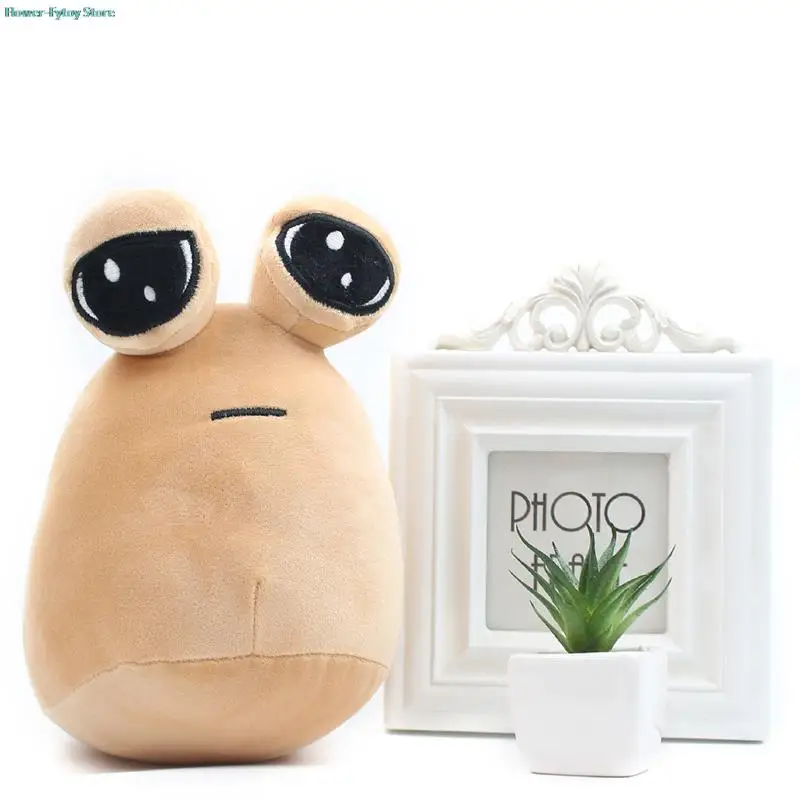 1pc Hot Game My Pet Alien Pou Plush Toy Furdiburb Emotion Alien Plushie Stuffed Animal Pou Doll 22cm